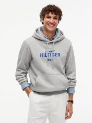 Tommy Hilfiger bluza z kapturem Mężczyźni szary, S. Szare bluzy z kapturem męskie Tommy Hilfiger, m. Za 409.95 zł.