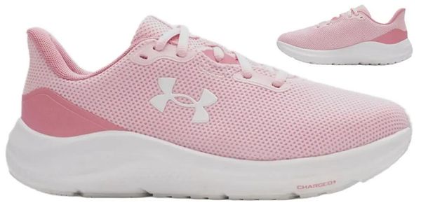 Buty sportowe damskie Under Armour Charged Pursuit. Czerwone obuwie do biegania damskie Under Armour. Za 180.99 zł.