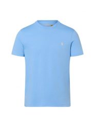Polo Ralph Lauren Koszulka męska Mężczyźni Bawełna (100%) niebieski jednolity, XXL. Niebieskie koszulki polo męskie Polo Ralph Lauren, m, bez wzorów, z bawełny, bez ramiączek. Za 379.95 zł.