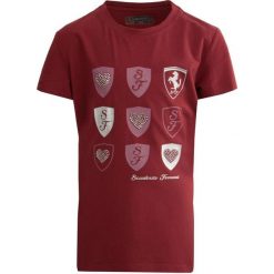 T-shirt dziecięcy Ferrari Jersey & Georgette Long Bordeaux Burgundy. Czarne koszulki dziewczęce Ferrari, bez wzorów, z jersey, bez ramiączek. Za 198.99 zł.