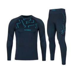 Bielizna termoaktywna męska Alpinus Gausdal Set. Niebieskia bielizna termoaktywna męska Alpinus, m, bez wzorów. Za 200.99 zł.