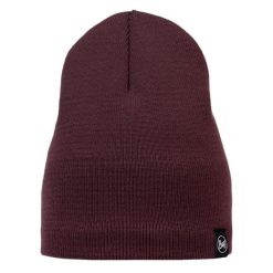 Czapka BUFF KNITTED & FLEECE BAND BEANIE LILON SHORT BURGUNDY. Czerwone czapki męskie Buff, bez wzorów, sportowe. Za 119.90 zł.