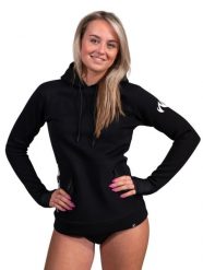 Damski bluza sporty wodne Watrflag Ipanema czarny. Czarne bluzy z kapturem damskie WATRFLAG, xl, z materiału. Za 299.00 zł.