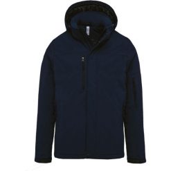Parka Kariban Softshell doublée capuche. Niebieskie kurtki softshell damskie KARIBAN, m, bez wzorów, z softshellu, bez kaptura. W wyprzedaży za 388.50 zł.