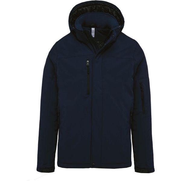 Parka Kariban Softshell doublée capuche. Niebieskie kurtki softshell damskie KARIBAN, m, bez wzorów, z softshellu, bez kaptura. W wyprzedaży za 388.50 zł.