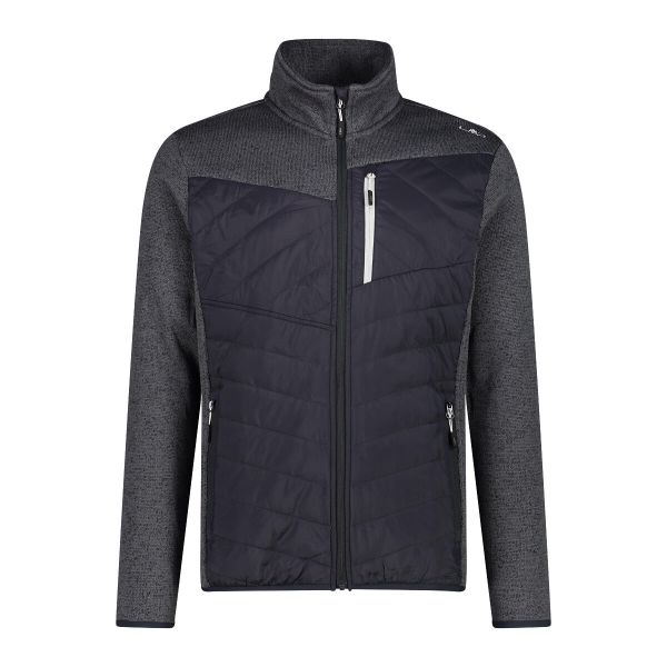 Kurtka hybrydowa CMP. Szare kurtki męskie CMP, s, bez wzorów, z materiału, sportowe, bez kaptura. Za 283.00 zł.