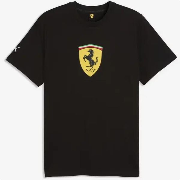 Koszulka sportowa męska Puma Ferrari. Czarne t-shirty sportowe męskie Ferrari, m, bez ramiączek. Za 407.00 zł.
