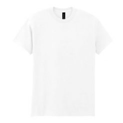 Koszulka DryBlend Unisex Dla Dorosłych. Białe bluzki damskie Gildan, xl, bez wzorów, sportowe, bez kołnierzyka, bez ramiączek. Za 50.99 zł.