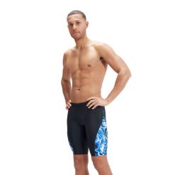 Spodenki kąpielówki męskie Speedo Allover. Czarne kąpielówki męskie Speedo, m, bez wzorów, z lycry, do pływania. Za 370.73 zł.