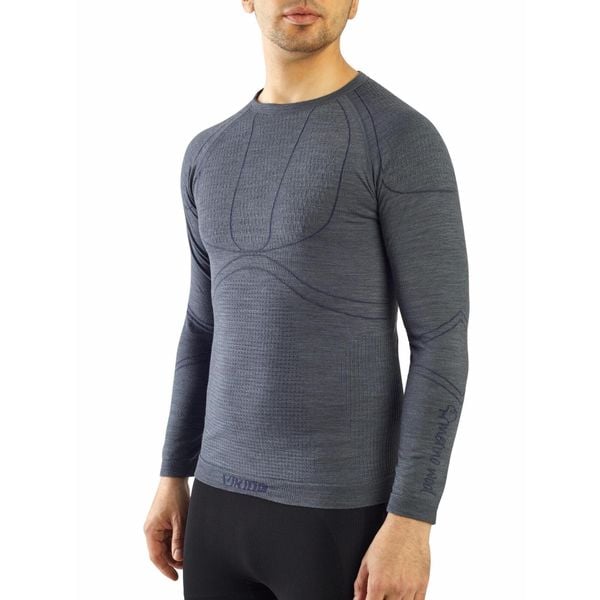 Koszulka temoaktywna męska Viking Lan Pro Merino, z wełną Merino. Szare bielizna termoaktywna męska VIKING, m, bez wzorów, z wełny. Za 187.41 zł.
