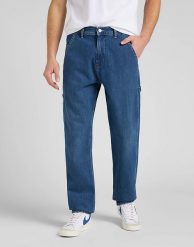 MĘSKIE SPODNIE JEANSOWE LEE CARPENTER MID WORN BOLTON L75KOMIP 112140844. Spodnie materiałowe męskie Lee, bez wzorów, z jeansu. Za 209.99 zł.