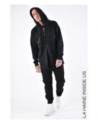 La Haine Inside Us Bluza | 3M LM129 | Mężczyzna | Czarny. Czarne bluzy z kapturem męskie La Haine Inside Us, m, z bawełny. W wyprzedaży za 679.00 zł.