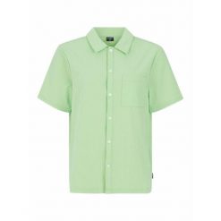 Koszula damska Protest Prtcariby. Zielone koszule damskie Protest, bez wzorów, eleganckie, bez kołnierzyka, bez ramiączek. Za 251.00 zł.