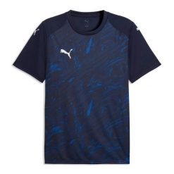 Koszulka Puma Team Final Graphic. Białe t-shirty sportowe męskie Puma, l, z materiału, bez ramiączek, na fitness i siłownię. Za 193.00 zł.
