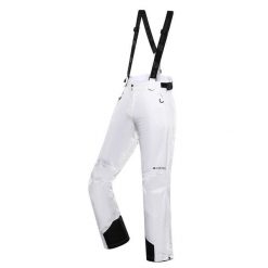 Spodnie damskie narciarskie snowboardowe 10.000 Alpine Pro Edesa. Białe spodnie materiałowe damskie Alpine Pro, bez wzorów, sportowe. W wyprzedaży za 349.00 zł.