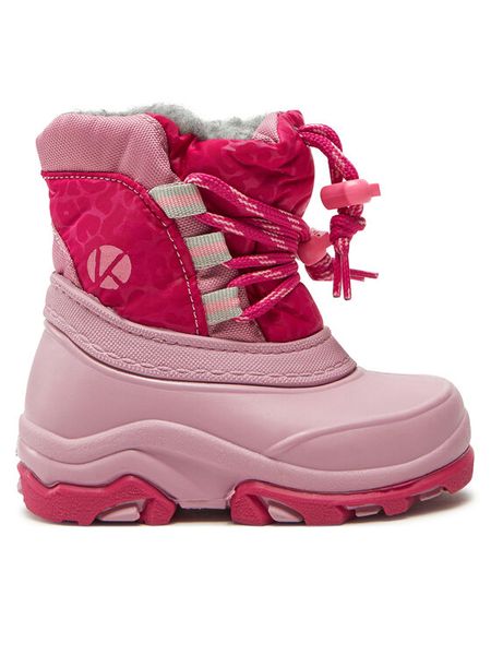 Kimberfeel Śniegowce Waneta Różowy. Czerwone kozaki dziewczęce Kimberfeel, bez wzorów, ze skóry, bez obcasa. Za 159.99 zł.