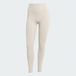 Legginsy All Me 7/8. Brązowe legginsy damskie Adidas, l, bez wzorów, z materiału. Za 279.00 zł.