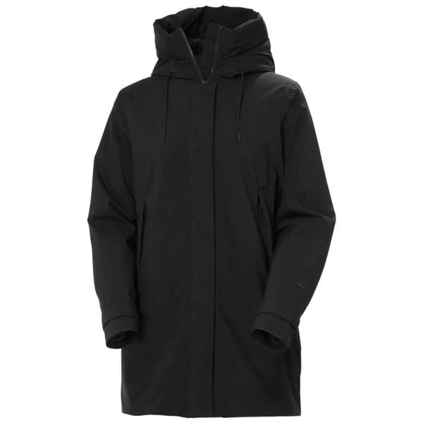 Damska kurtka wodoodporna Helly Hansen Victoria Ins Mid. Czarne kurtki damskie Helly Hansen, na jesień, l, bez wzorów, z materiału, bez kaptura. Za 979.00 zł.