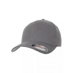 Czapka Z Daszkiem Brushed Twill. Czarne czapki z daszkiem damskie FLEXFIT, bez wzorów, z bawełny. Za 73.99 zł.