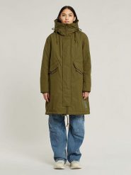 G-Star Parka w kolorze khaki rozmiar: XXS. Brązowe parki damskie G-Star, xxs, bez wzorów. Za 505.13 zł.