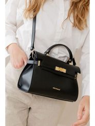 Mia Tomazzi Torebka "Tazzoli" w kolorze czarnym - 27 x 19 x 11 cm rozmiar: onesize. Czarne torebki klasyczne damskie Mia Tomazzi, bez wzorów, z materiału, bez dodatków. Za 379.44 zł.