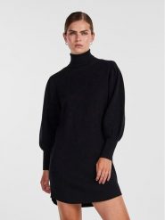 YAS Sukienka dzianinowa 26030696 Czarny Regular Fit. Czarne sukienki damskie YAS, s, bez wzorów, z dzianiny, bez kołnierzyka, bez ramiączek. Za 569.99 zł.