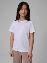 4F T-shirt regular gładki dziewczęcy (2-pack) - multikolor 146/152 (10-12 lat). Koszulki dziewczęce 4f, bez wzorów, z bawełny, bez ramiączek. Za 49.99 zł.