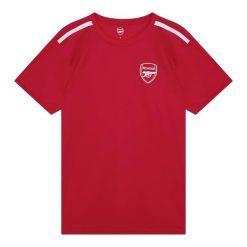 Koszulka piłkarska dla dorosłych Arsenal 23/24. Czerwone t-shirty sportowe męskie ARSENAL, m, bez ramiączek, do piłki nożnej. Za 199.99 zł.