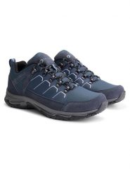 TRAVELIN' Skórzane buty trekkingowe "Grasten" w kolorze granatowym rozmiar: 43. Niebieskie buty trekkingowe męskie Travelin', z materiału, bez zapięcia, outdoorowe. Za 347.99 zł.