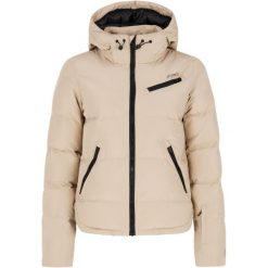 Damska kurtka puchowa Protest Lucid. Brązowe kurtki damskie Protest, bez wzorów, z puchu, bez kaptura, narciarskie. Za 807.00 zł.
