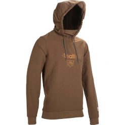 Bluza rowerowa (z kapturem) LEATT Hoodie MTB Gravity 3.0. Brązowe bluzy sportowe męskie LEATT, bez wzorów, bez kołnierzyka, bez ramiączek. W wyprzedaży za 629.10 zł.
