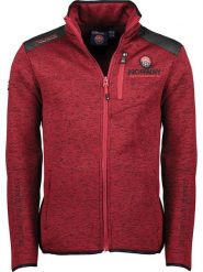 Geographical Norway Kurtka polarowa "Tavid" w kolorze bordowym rozmiar: XL. Czerwone kurtki męskie Geographical Norway, xl, bez wzorów, z materiału, bez kaptura. Za 127.05 zł.