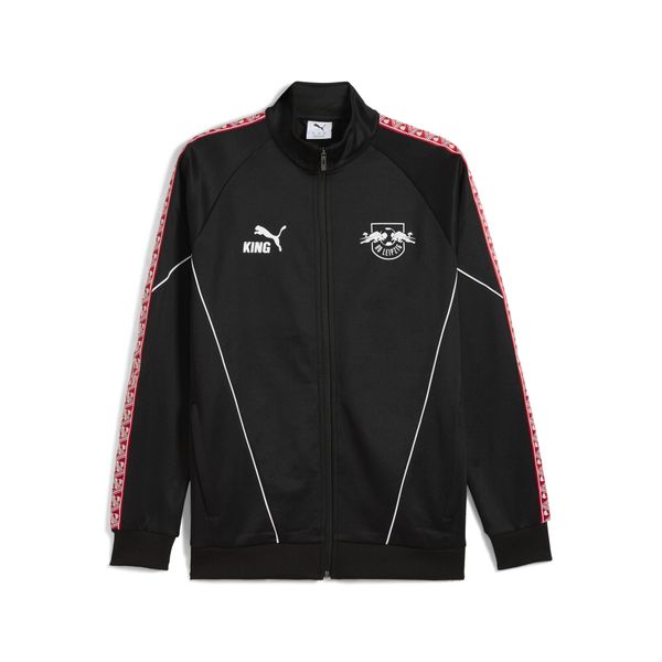 Męska kurtka RB Leipzig KING Anthem PUMA. Czarne kurtki treningowe męskie Puma, m, bez wzorów, do biegania. Za 399.00 zł.