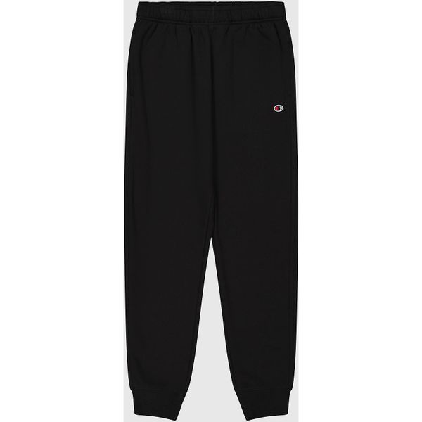 Spodnie Champion Z Mankietami Ściągaczowymi Dorośli. Czarne spodnie materiałowe męskie CHAMPION, bez wzorów. Za 138.99 zł.