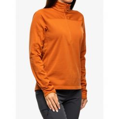 Bluza polarowa damska Fjallraven Abisko Lite Fleece Half Zip. Brązowe bluzy bez kaptura damskie Fjällräven, s, z polaru. Za 356.99 zł.