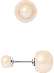 Mitzuko Kolczyki-wkrętki z perłami w kolorze jasnoróżowym rozmiar: onesize. Różowe kolczyki damskie Mitzuko, z perłą, srebrne. Za 260.99 zł.