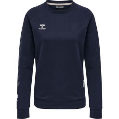 Damska bluza bawełniana Hummel Move Grid. Niebieskie bluzy bez kaptura damskie HUMMEL, l, bez wzorów, z bawełny, bez ramiączek, bez kaptura. Za 237.75 zł.
