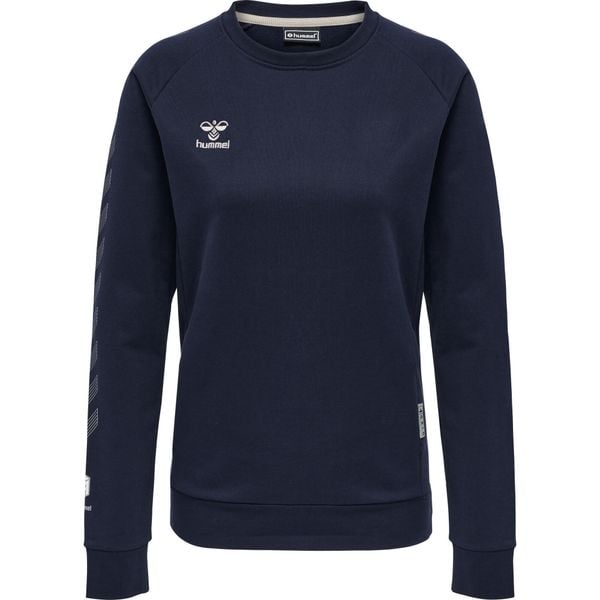 Damska bluza bawełniana Hummel Move Grid. Niebieskie bluzy bez kaptura damskie HUMMEL, l, bez wzorów, z bawełny, bez ramiączek, bez kaptura. Za 237.75 zł.