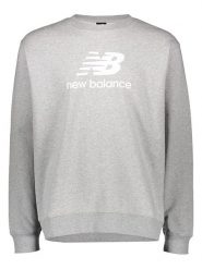 New Balance Bluza "Essentials" w kolorze szarym rozmiar: L. Szare bluzy bez kaptura męskie New Balance, l. Za 140.53 zł.