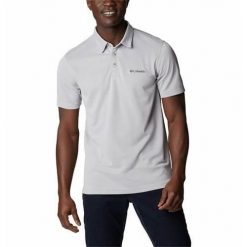 Koszulka sportowa męska Columbia Nelson Point. Szare t-shirty sportowe męskie Columbia, m, bez ramiączek. Za 189.99 zł.