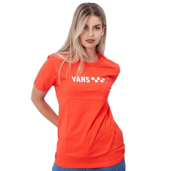 Koszulki Vans Model Brand Striper Bf Kolor Pomarańczowy. Brązowe t-shirty damskie Vans, s, bez wzorów, z tkaniny, bez kołnierzyka. Za 198.60 zł.