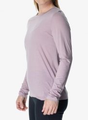 Bluza damska Houdini Tree LS Tee. Fioletowe bluzy z kapturem damskie Houdini, l, z dzianiny. Za 252.99 zł.