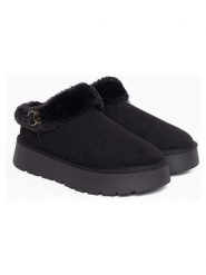 ISLAND BOOT Botki "Insha" w kolorze czarnym rozmiar: 37. Czarne botki damskie Island Boot, z materiału, bez obcasa, na platformie, bez zapięcia. Za 183.59 zł.