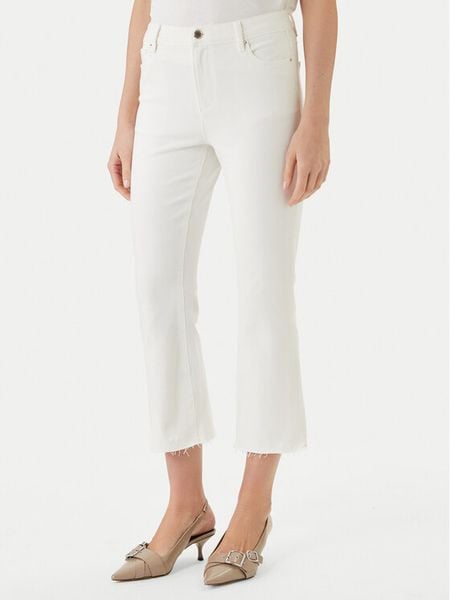 Morgan Jeansy 261-PAKELO1 Biały Slim Fit. Białe jeansy damskie Morgan. Za 279.99 zł.