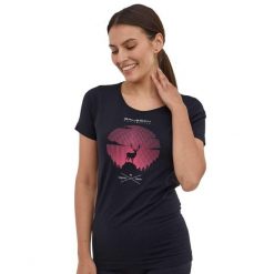 Koszulka damska z krótkim rękawem wełniana Brubeck OUTDOOR WOOL PRO. Czarne t-shirty damskie Brubeck, bez wzorów, z poliamidu, bez kołnierzyka. Za 279.99 zł.
