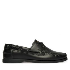 Mokasyny HUGO. Czarne mokasyny męskie Hugo. Za 799.99 zł.