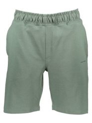 Pepe Jeans Szorty dresowe w kolorze zielonym rozmiar: S. Zielone szorty męskie Pepe Jeans, bez wzorów, z bawełny. Za 114.17 zł.