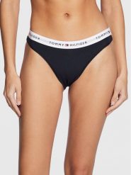 Tommy Hilfiger Figi klasyczne UW0UW03836 Granatowy. Niebieskie figi damskie Tommy Hilfiger, xl, bez wzorów, z bawełny. Za 69.99 zł.