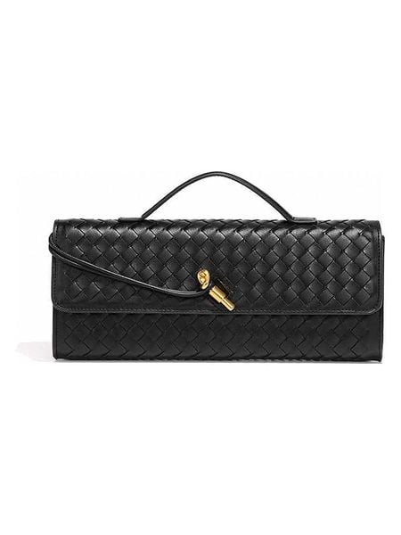 SUVRAI Torebka w kolorze czarnym - 30 x 12 x 4 cm rozmiar: onesize. Czarne torebki klasyczne damskie SUVRAI, bez wzorów, z materiału, bez dodatków. Za 180.06 zł.