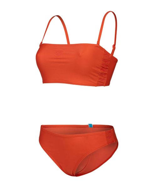 Strój kąpielowy damski dwuczęściowy bikini na basen plażę Arena Stripes. Brązowe bikini damskie Arena, bez wzorów. Za 171.98 zł.